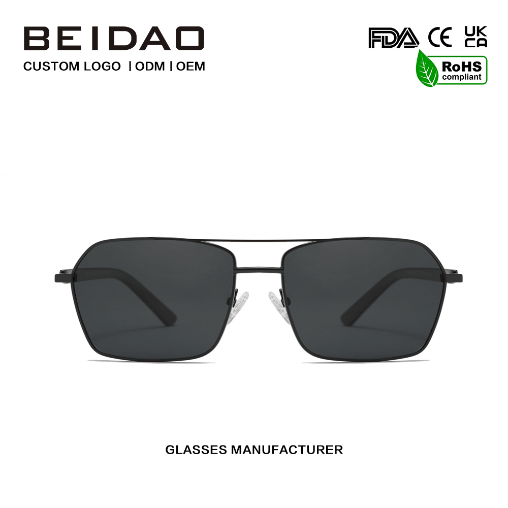 Aluminum Alloy UV400 Lens Sunglasses Para sa Mga Lalaking Nagmamaneho