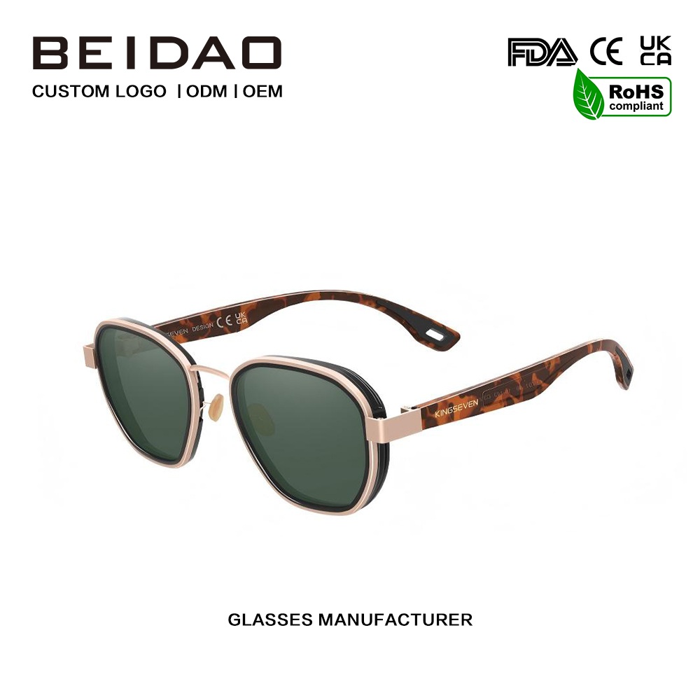 Classic Reflective Aluminum Polarized Sunglasses