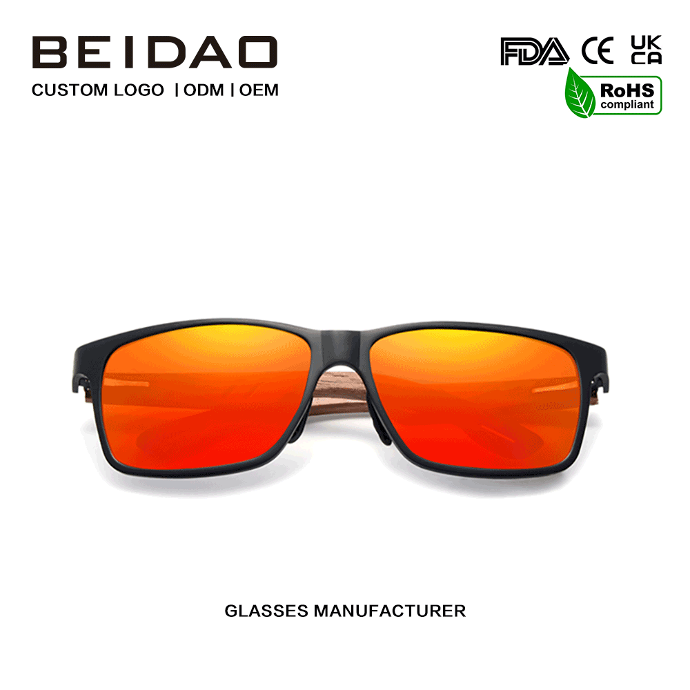 Designer Wooden Handmade Polarized Anti-Radiation Sunglasses