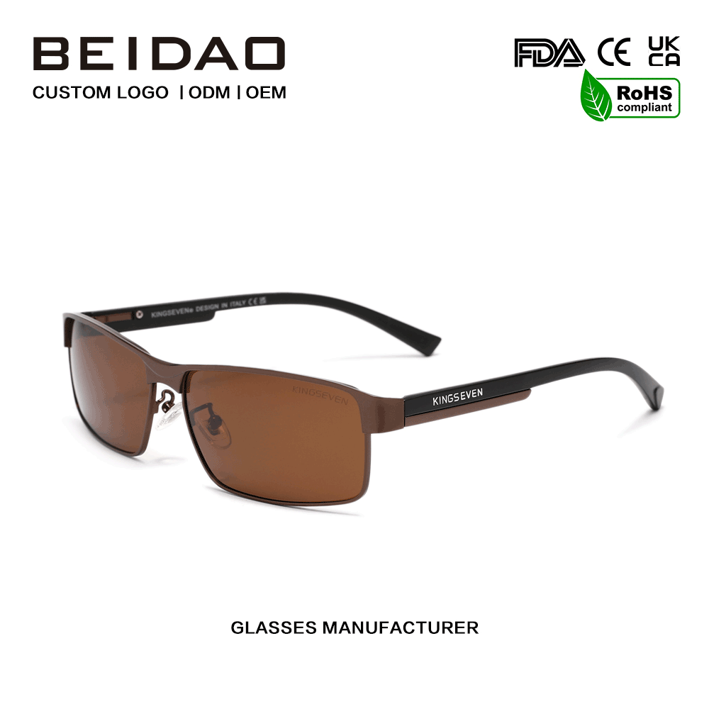 Para sa Unisex Brown TAC Polarized Outdoor Sports Sunglasses