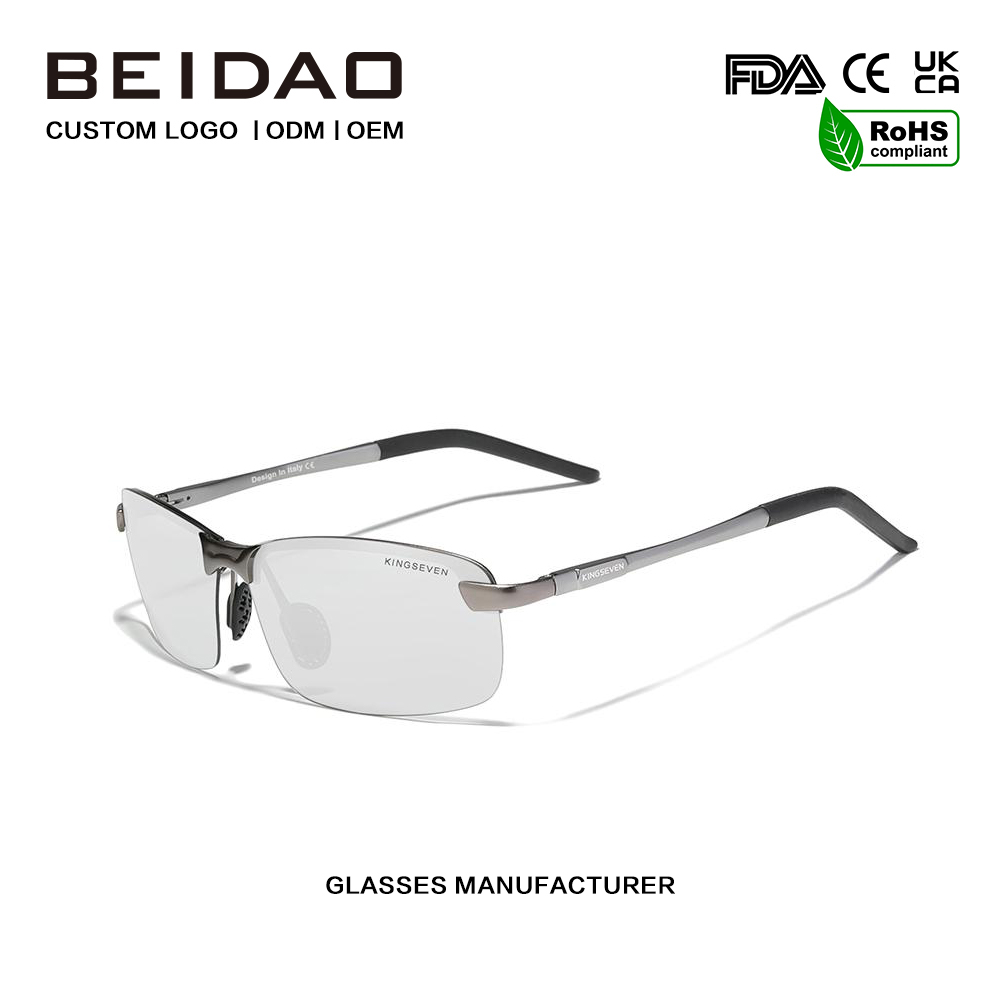 Marangyang Fashion TR90 Alloy Polarized Sunglasses para sa Babaeng Lalaki