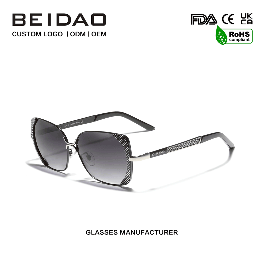 Marangyang Polarized Gradient Sunglasses para sa Babae