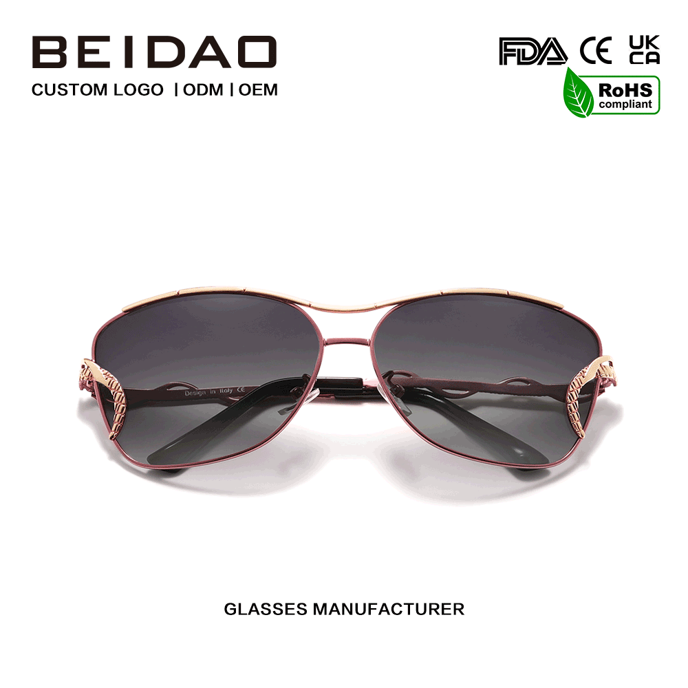 Luxury Vintage Full Rim Gradient Polarized Sunglasses