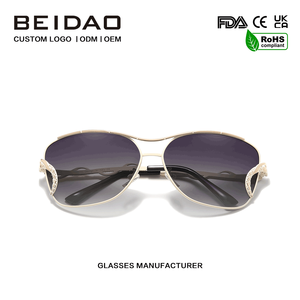 Modernong Big Full Rim Gradient UV400 Protection Sunglasses