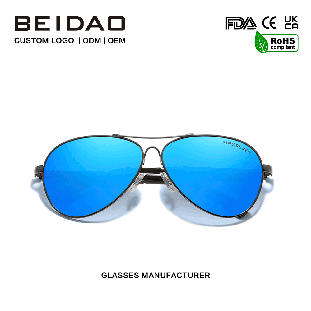 Modernong Polarized UV400 na proteksyon Alloy Frame Driving Sunglasses