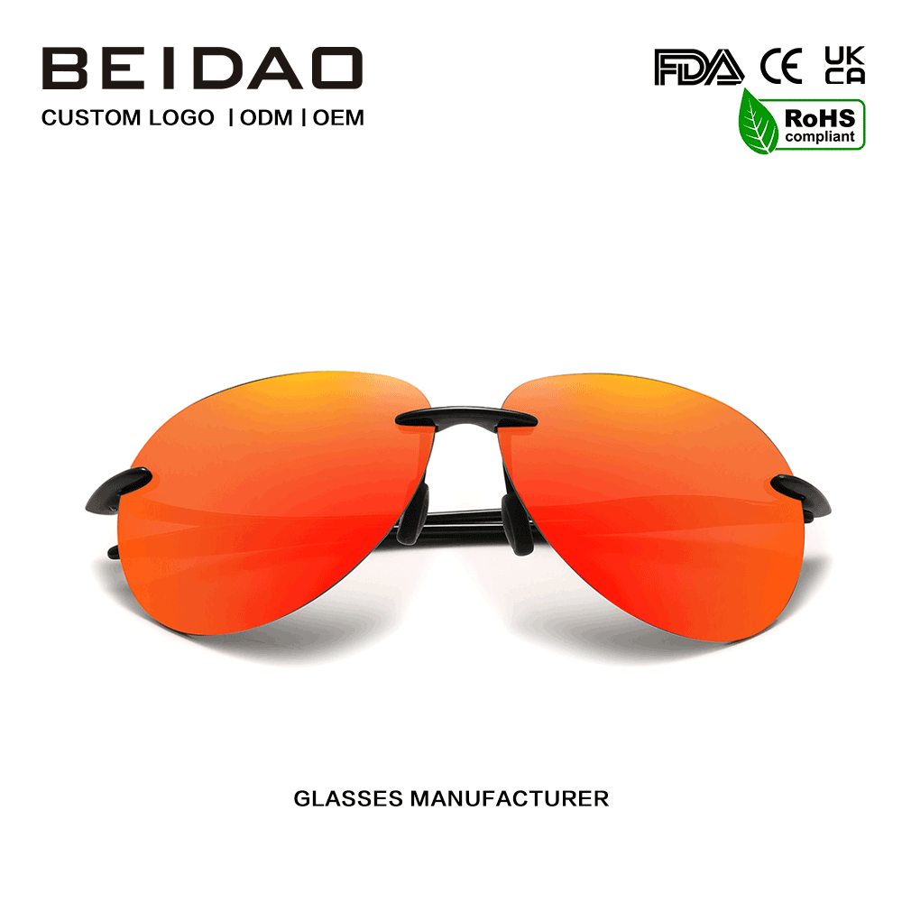 Bagong Designer na Ultralight TR90 Frameless Sunglasses