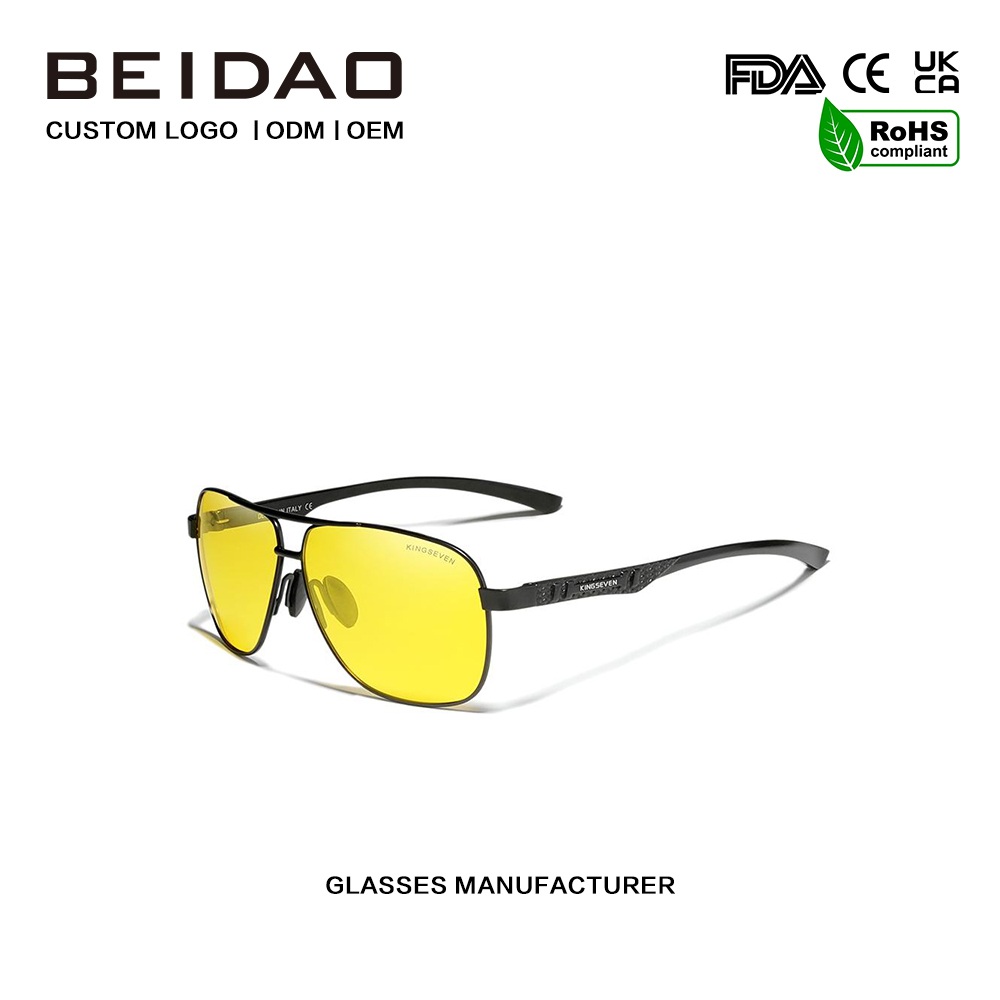 Night Vision Handmade Polarized Sunglasses