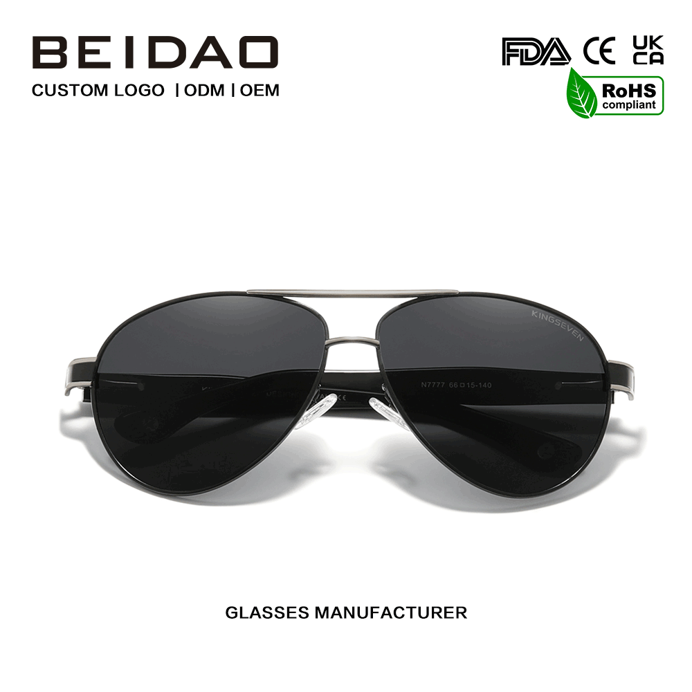 Polarized UV400 Protection Wire-Core Temples Pilot Eyewear