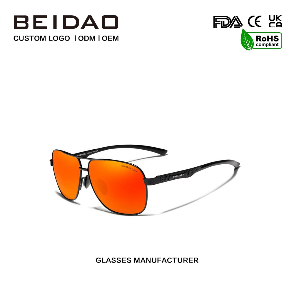 Shape Alloy TAC Handmade Polarized Sunglasses