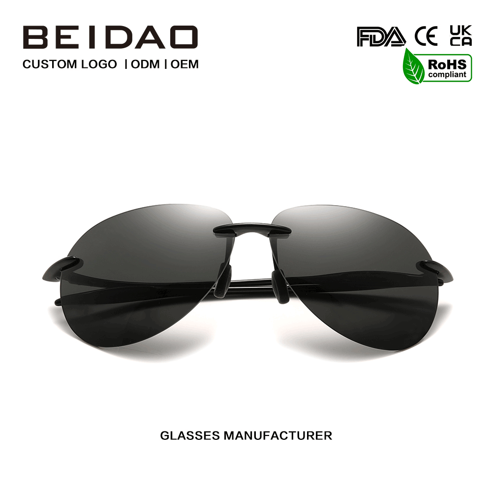 TR90 De-kalidad na Frameless Sunglasses