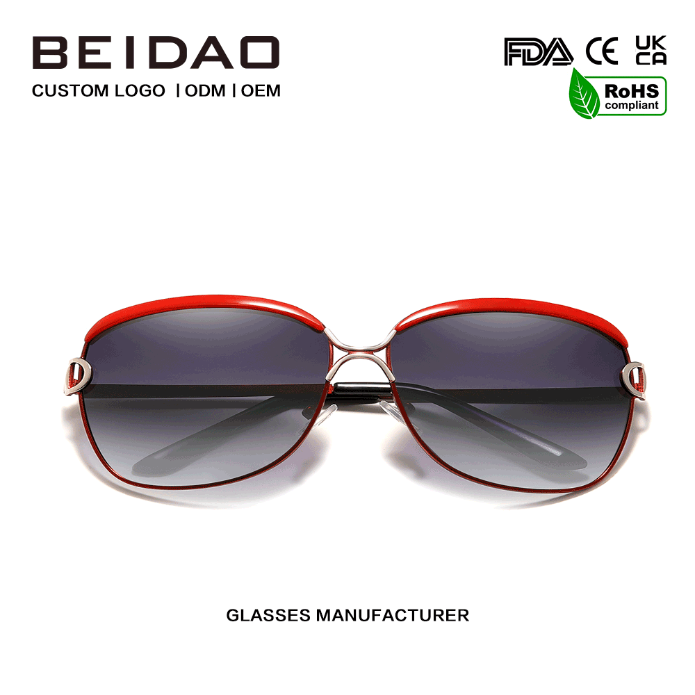 Women's Hot Selling Oversized Polarized Gradient Sunglasses